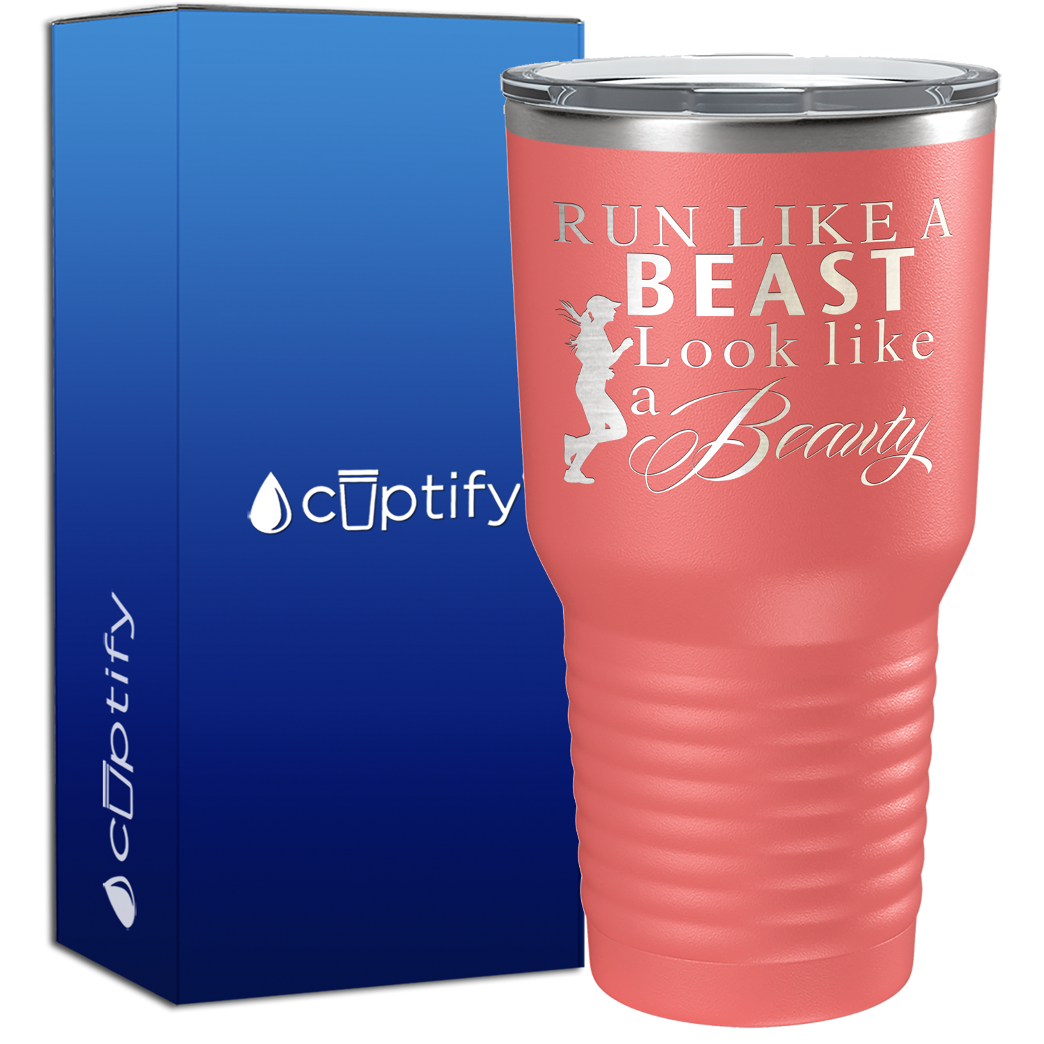 Runs Like a Beast Looks Like a Beauty 30oz Cross Country Tumbler