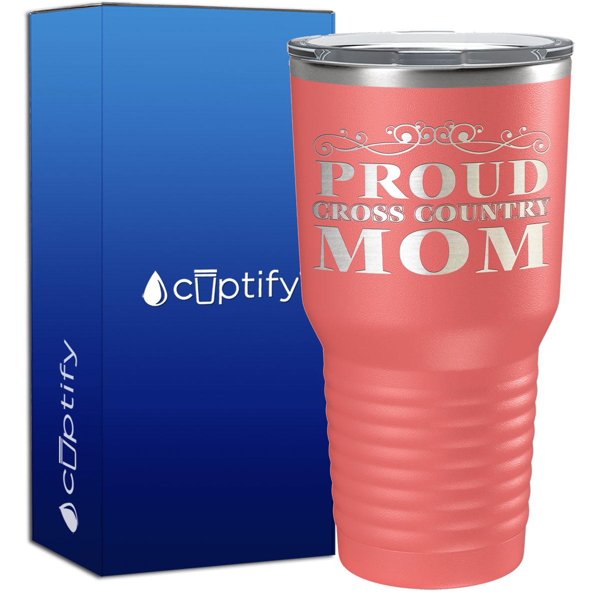 Proud Cross Country Mom 30oz Cross Country Tumbler