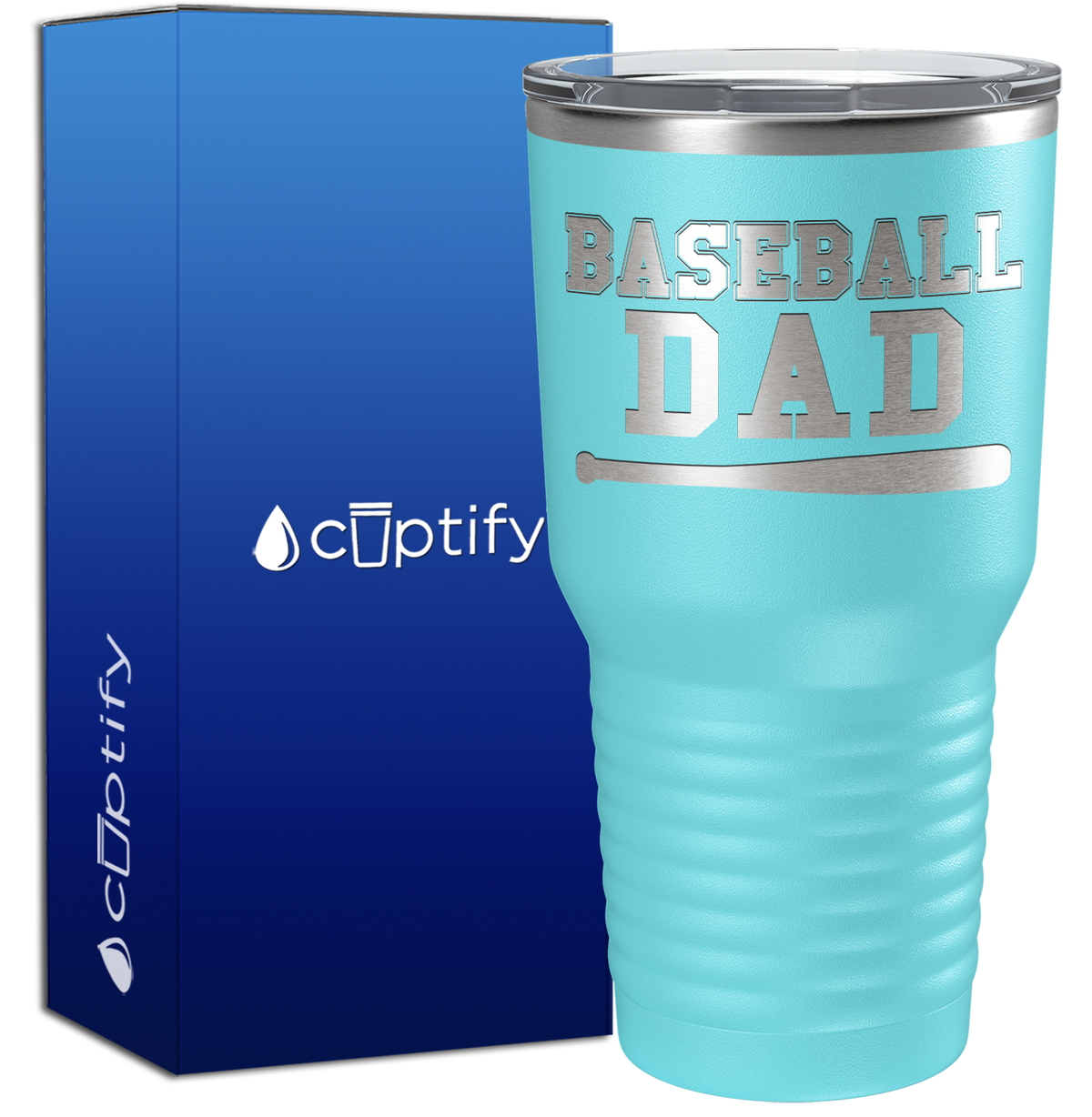 Baseball Dad 30oz Baseball Tumbler