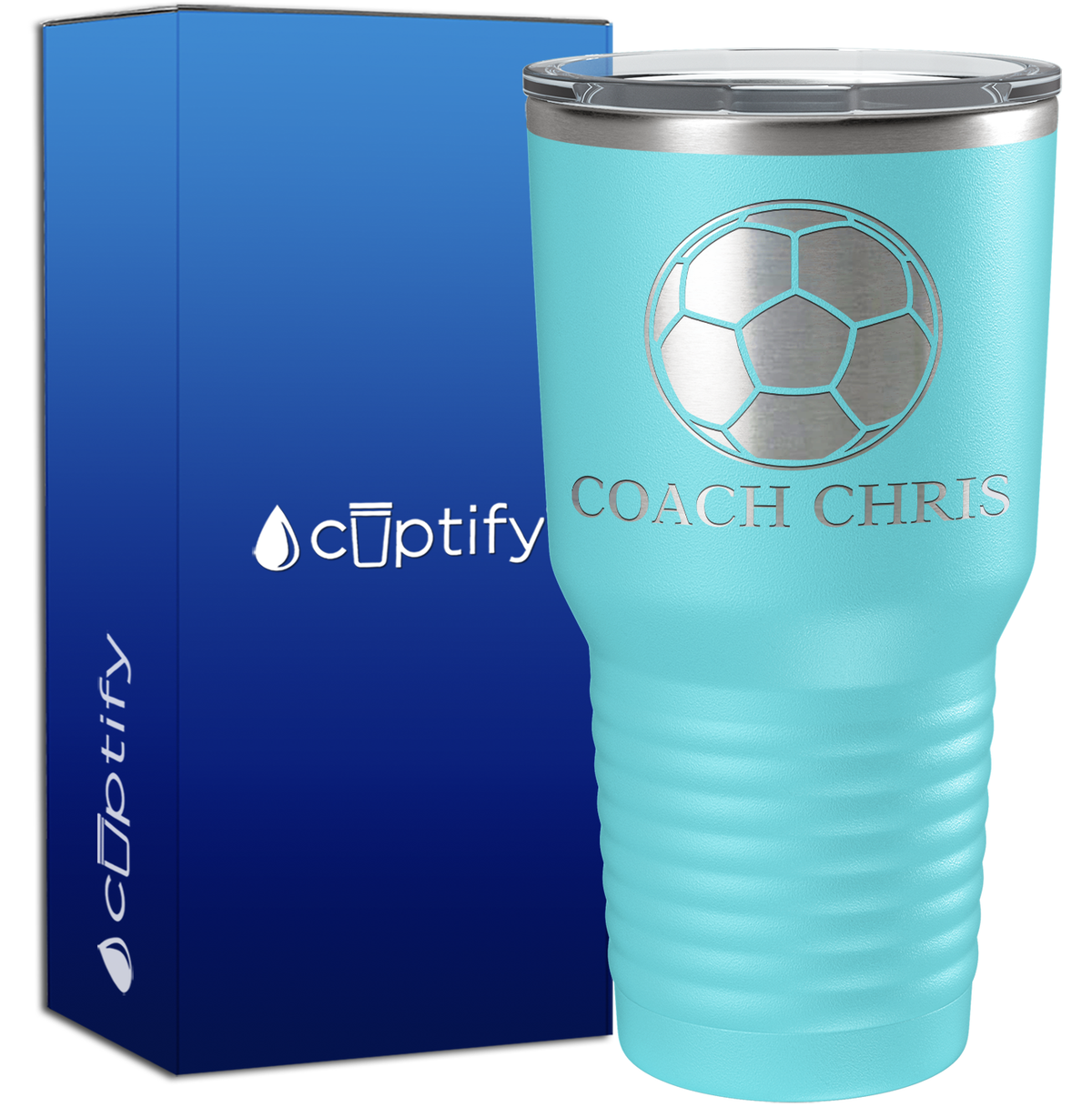 Personalized Soccer Coach 30oz Coach Tumbler