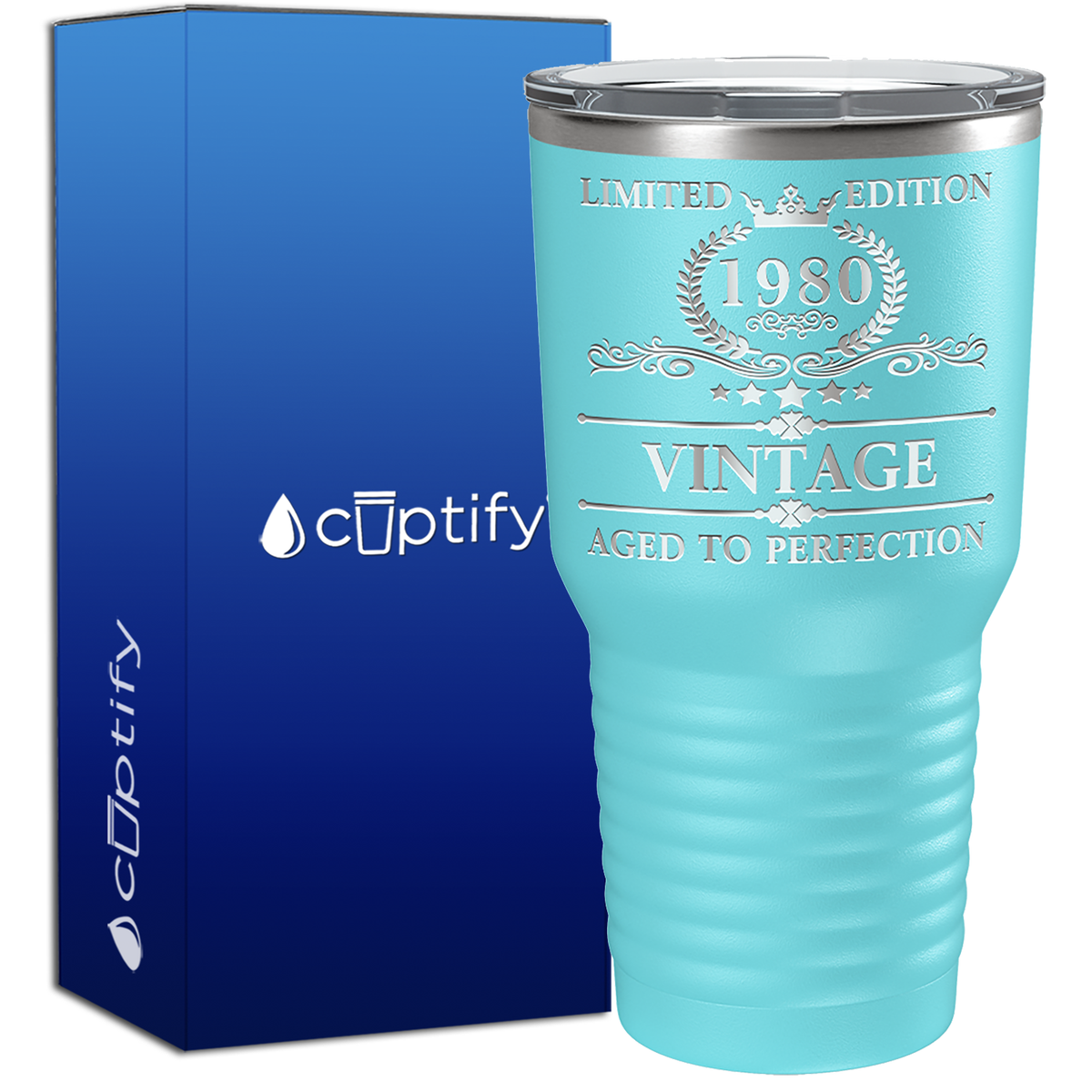 1980 Limited Edition Aged to Perfection 45th Birthday 45 Years Old 30oz Vintage Tumbler