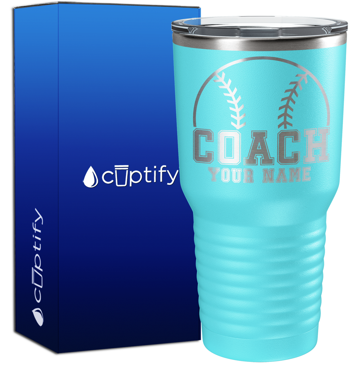 Personalized Baseball Coach 30oz Coach Tumbler