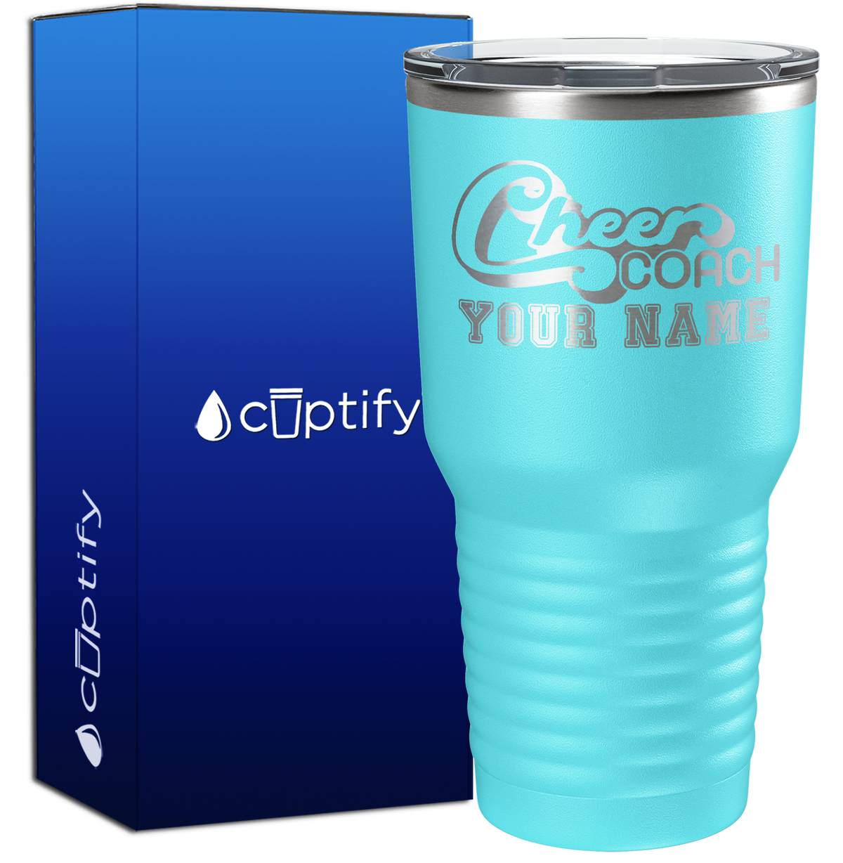 Personalized Cheer Coach 30oz Coach Tumbler