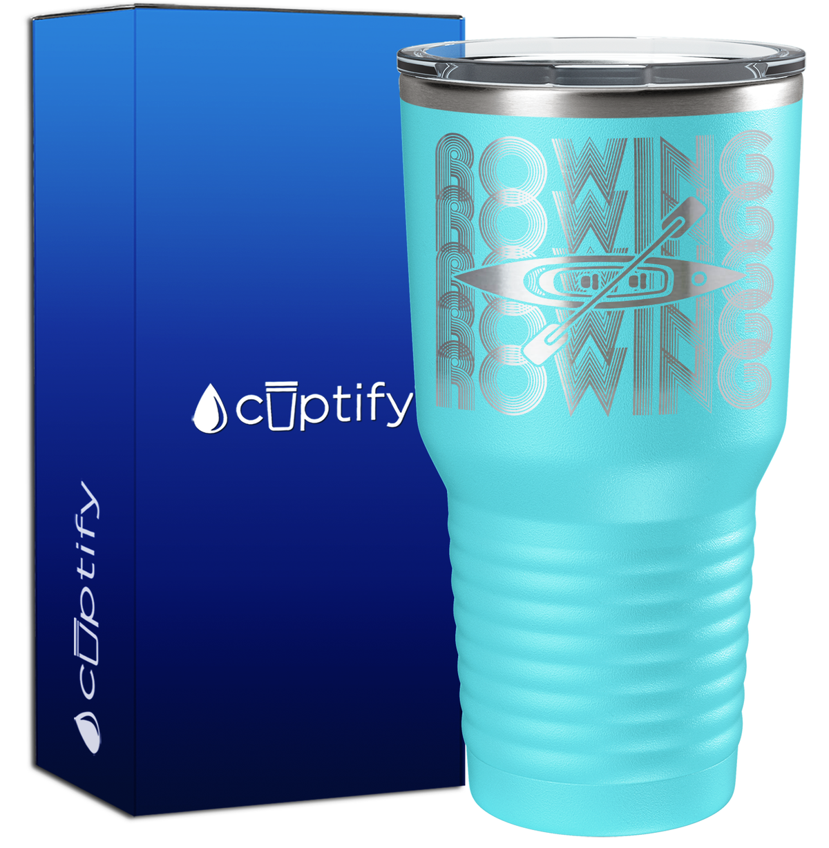 Rowing Rowing Rowing 30oz Crew Tumbler