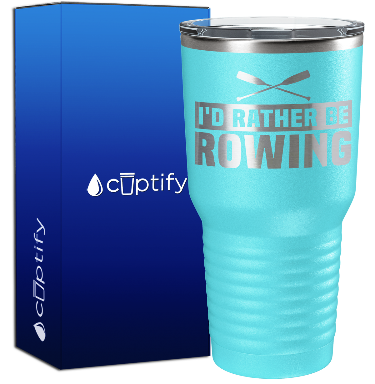 I'd Rather be Rowing 30oz Crew Tumbler
