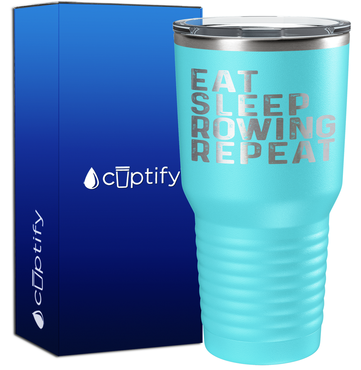 Eat Sleep Rowing Repeat 30oz Crew Tumbler