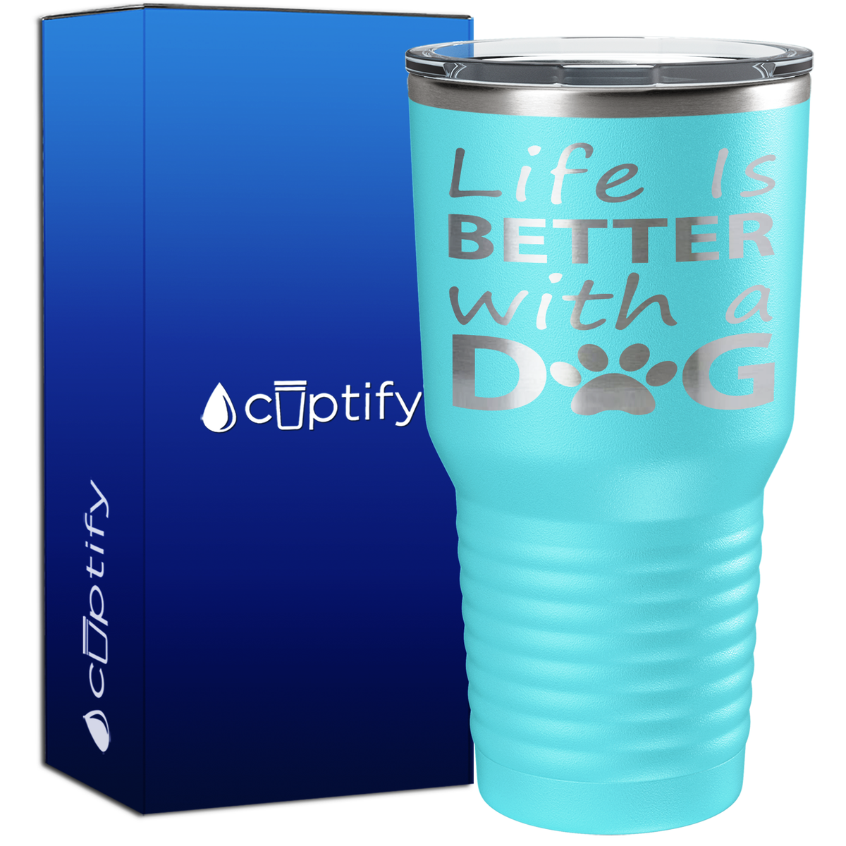 Life is Better with a Dog 30oz Dogs Tumbler