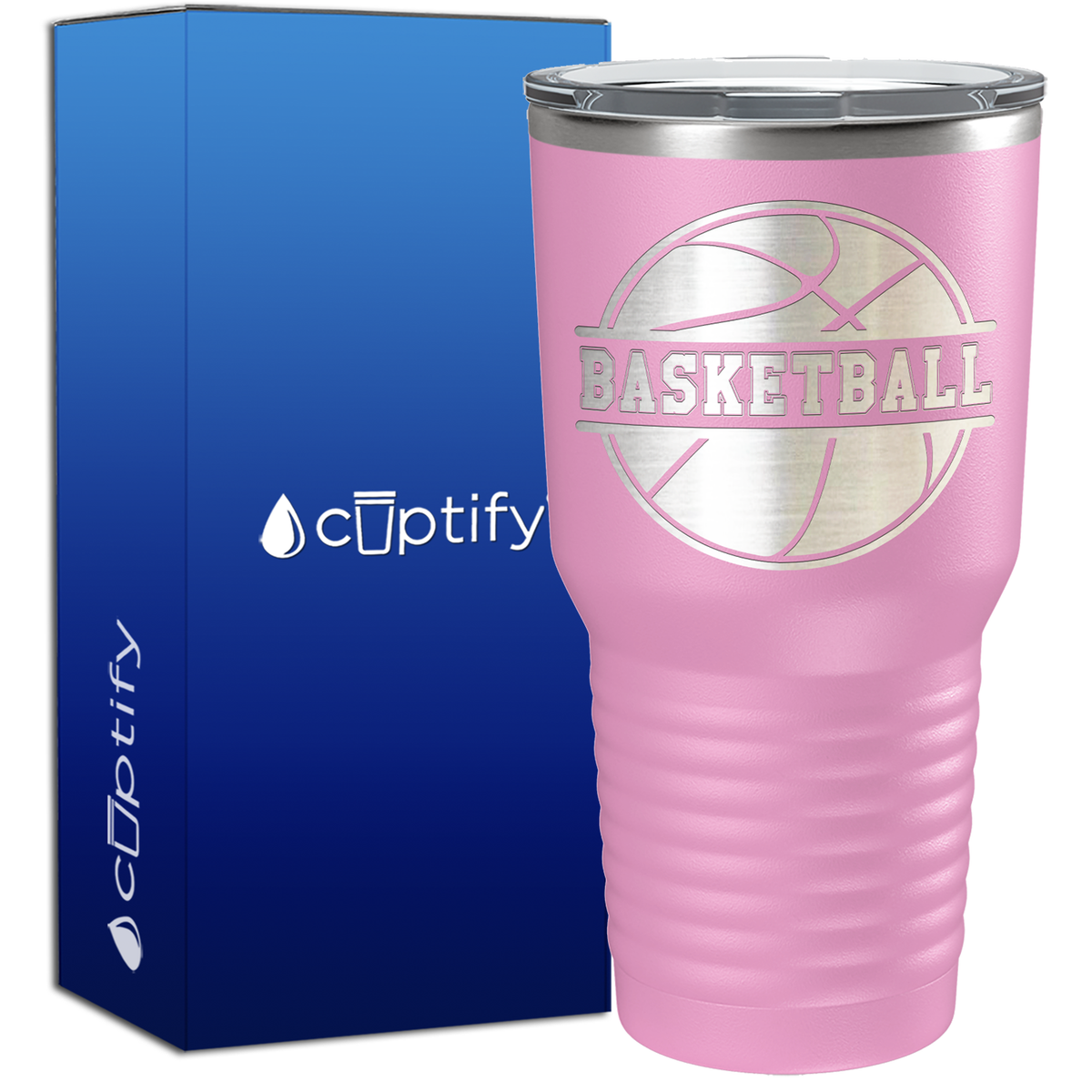Basketball Ball on 30oz Tumbler