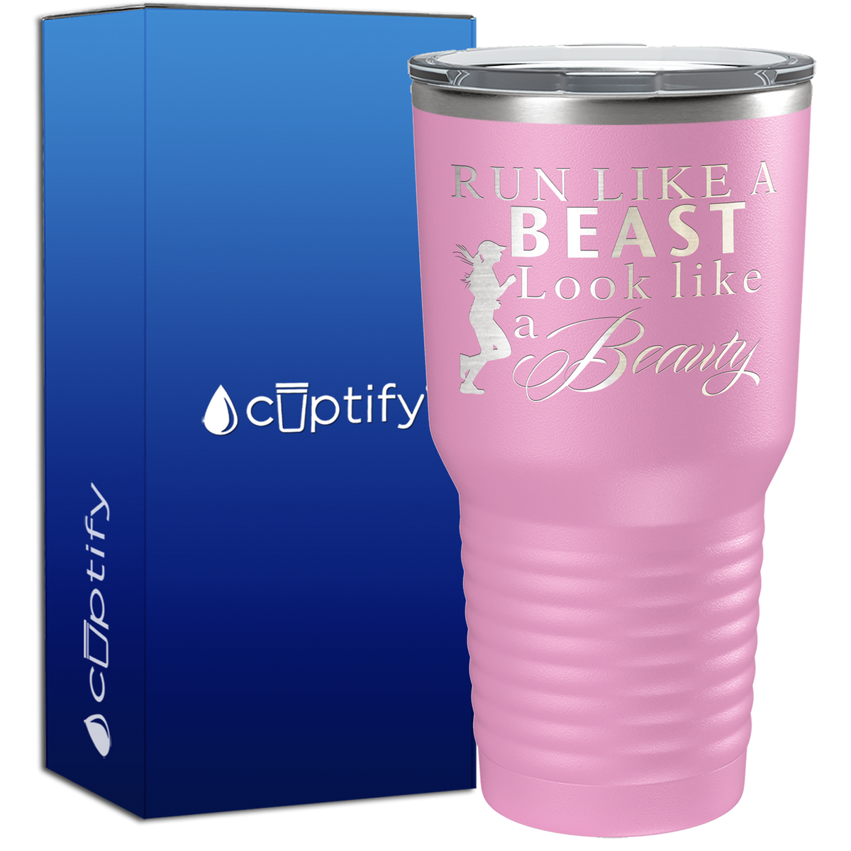 Runs Like a Beast Looks Like a Beauty 30oz Cross Country Tumbler