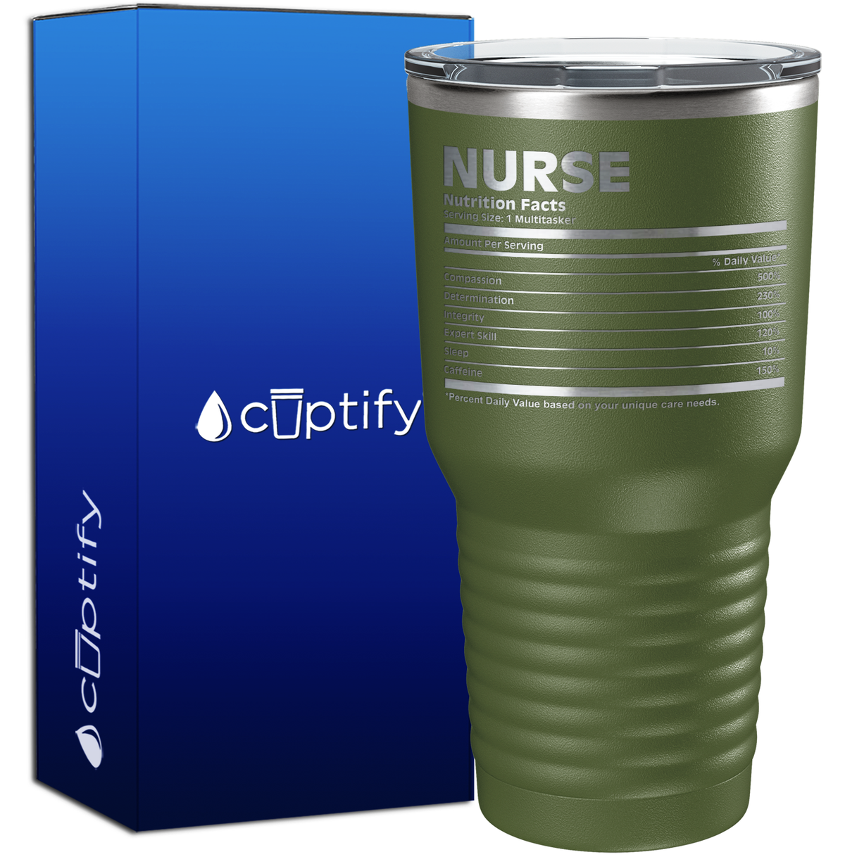 Nurse Nutrition Facts 30oz Nurse Tumbler