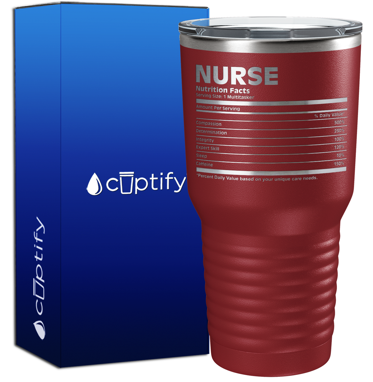 Nurse Nutrition Facts 30oz Nurse Tumbler