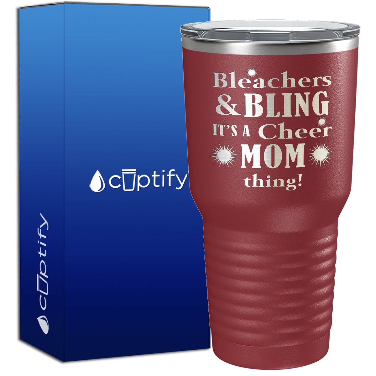 Bleachers & Bling 30oz Cheer Tumbler