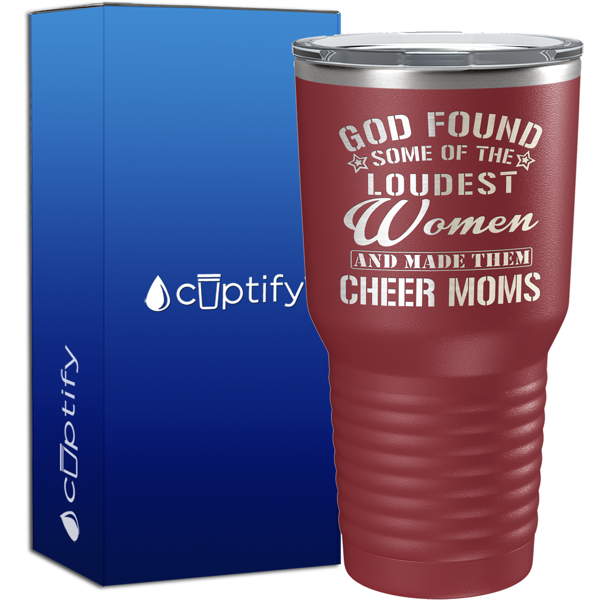 God Found Some of the Loudest Women 30oz Cheer Tumbler