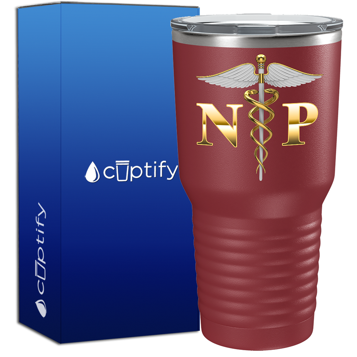 Nurse Practitioner Caduceus  Nurse Tumbler