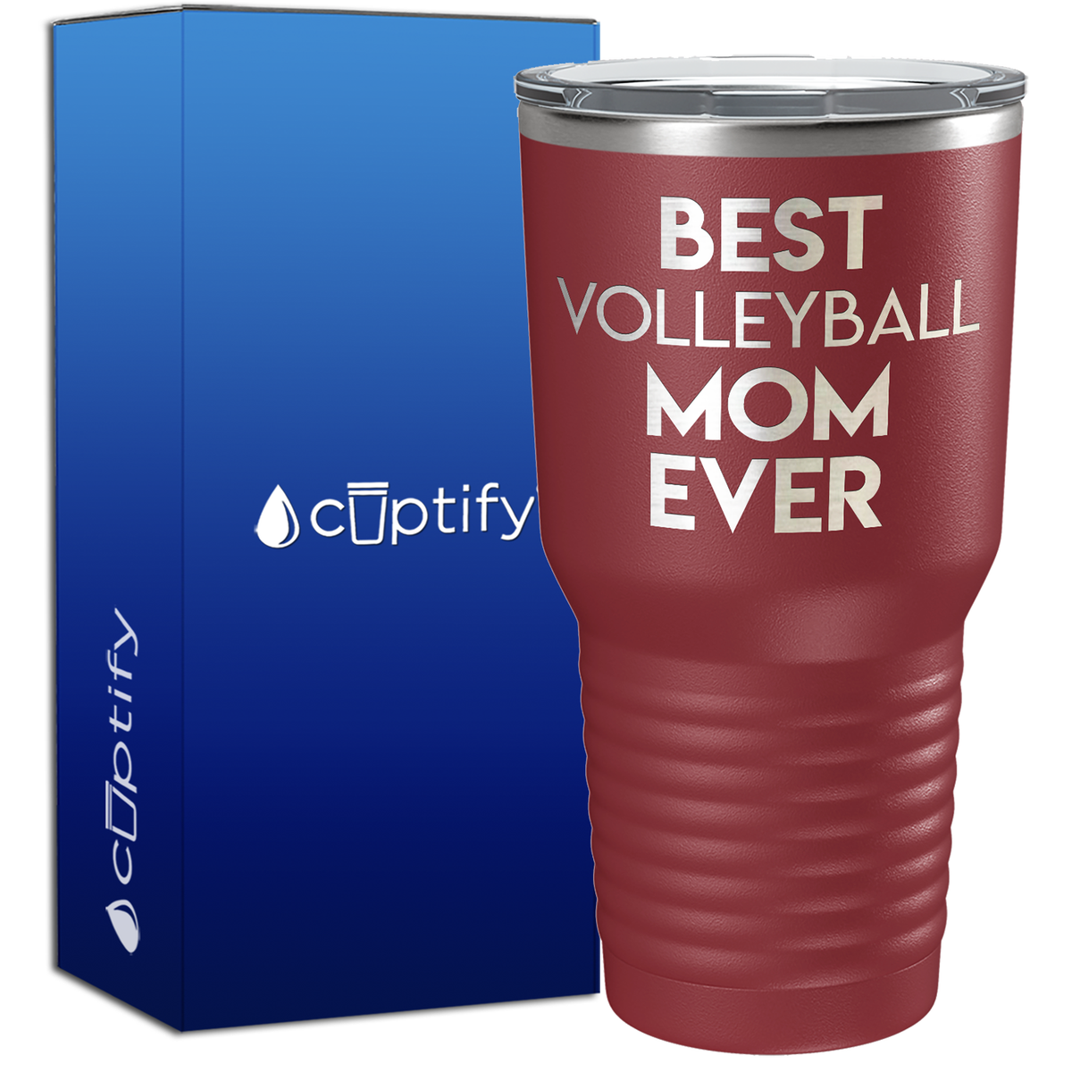 Best Volleyball Mom Ever 30oz Stainless Steel Tumbler