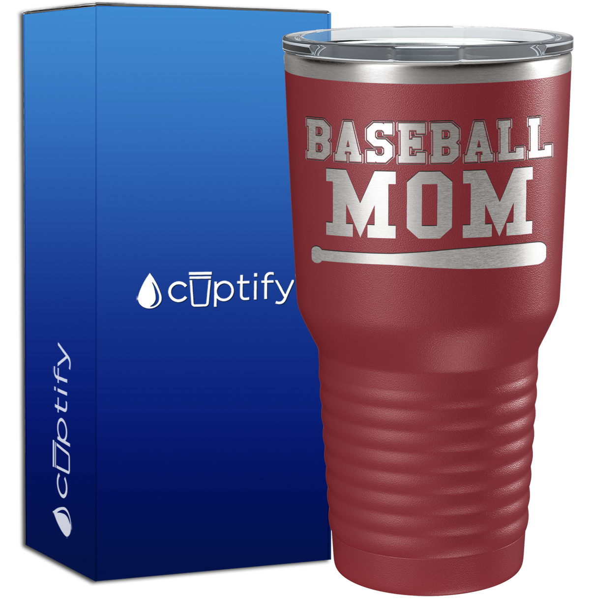 Baseball Mom 30oz Baseball Tumbler