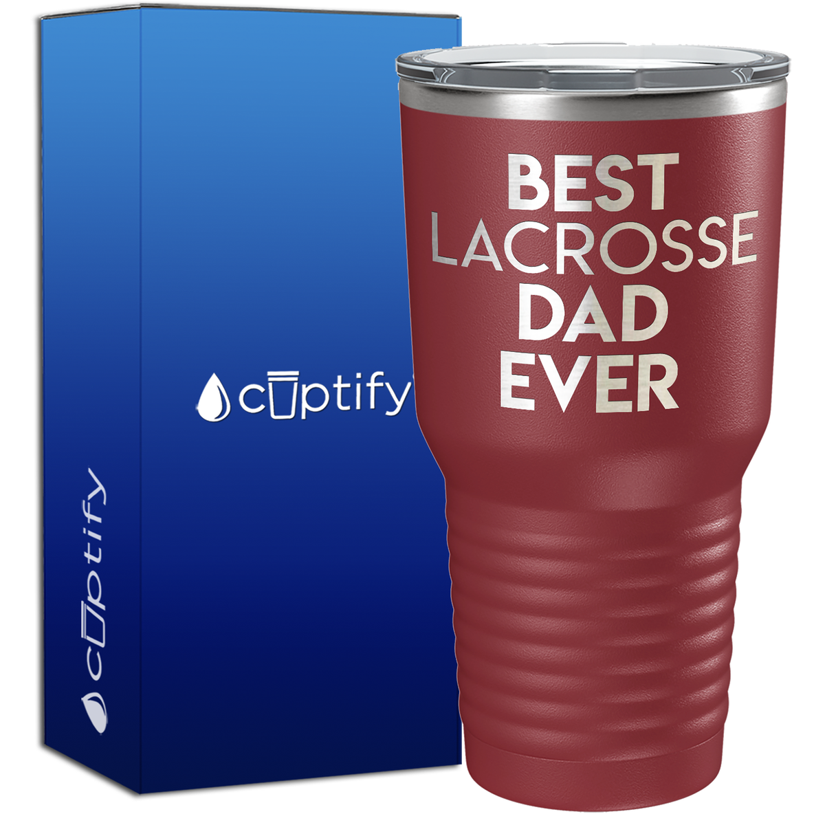 Best Lacrosse Dad Ever 30oz Lacrosse Tumbler