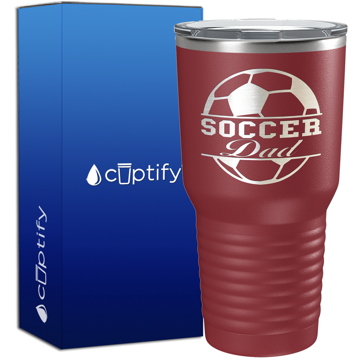Soccer Ball Dad 30oz Soccer Tumbler