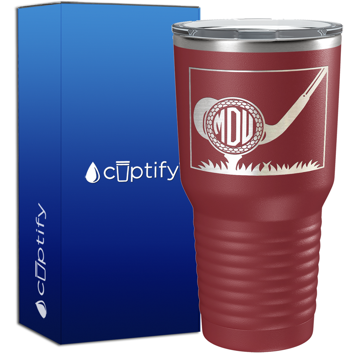 Monogrammed Golf Ball 30oz Golf Tumbler