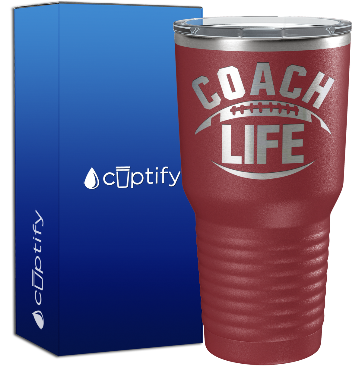 Football Coach Life 30oz Coach Tumbler