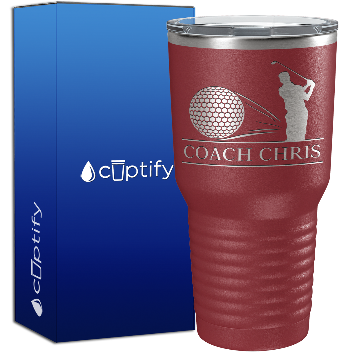 Personalized Golf Coach 30oz Coach Tumbler