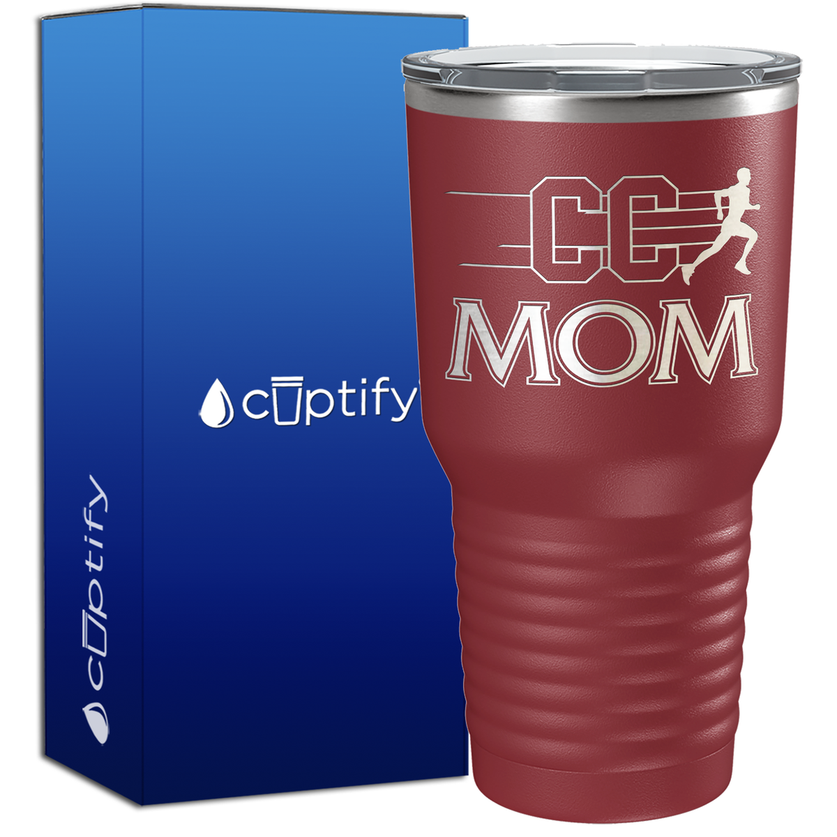 Cross Country Mom 30oz Cross Country Tumbler