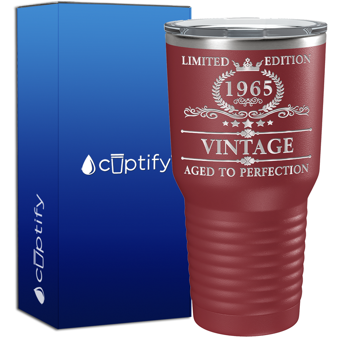 1965 Limited Edition Aged to Perfection 60th Birthday 60 Years Old 30oz Vintage Tumbler