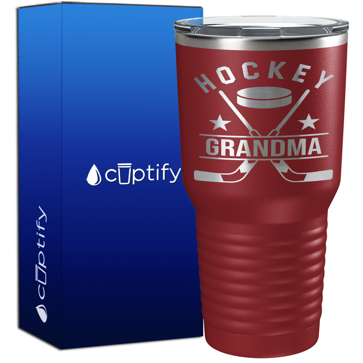 Hockey Grandma 30oz Hockey Tumbler