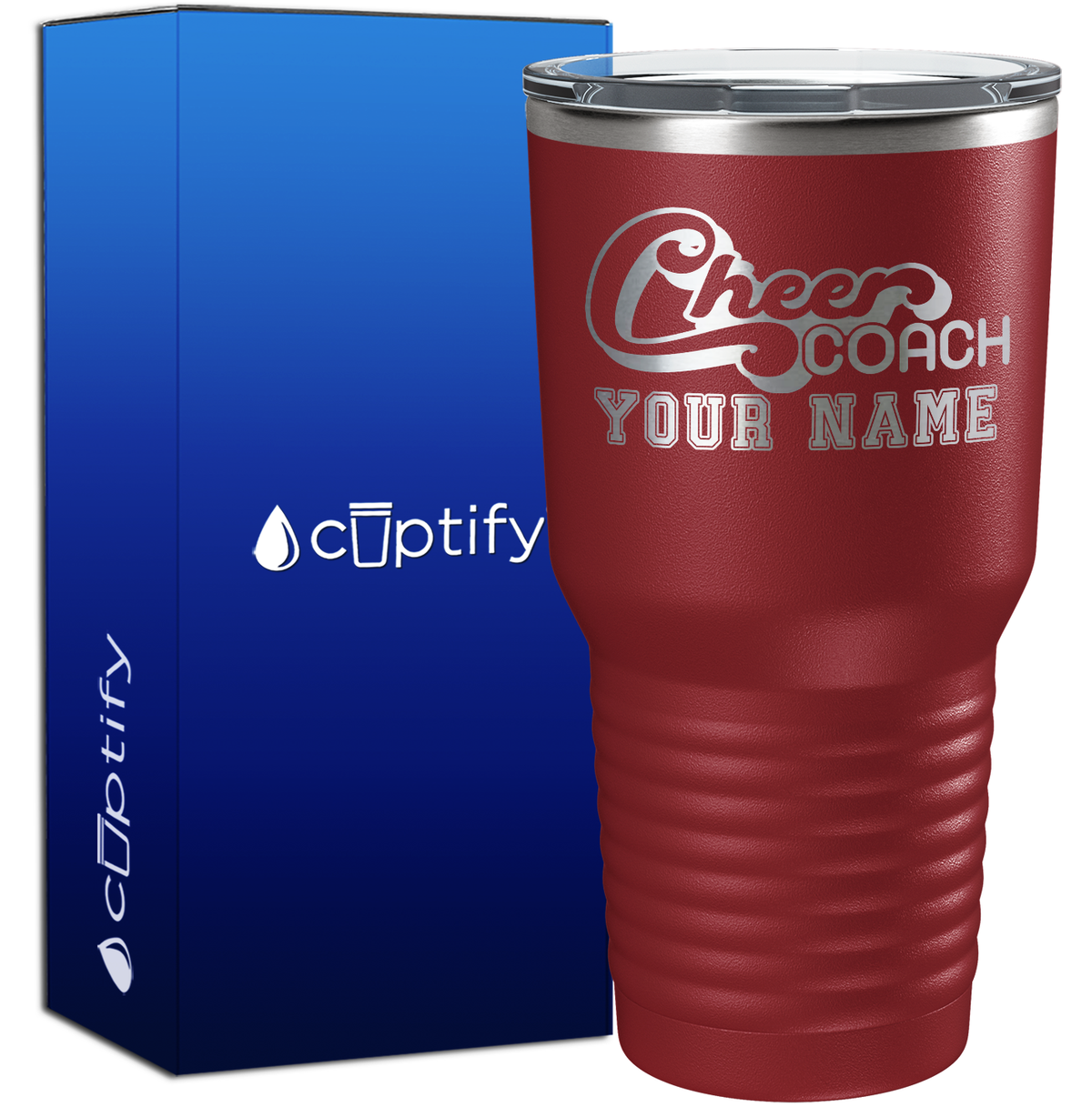Personalized Cheer Coach 30oz Coach Tumbler