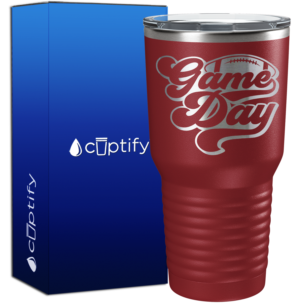 Game Day Football 30oz Football Tumbler