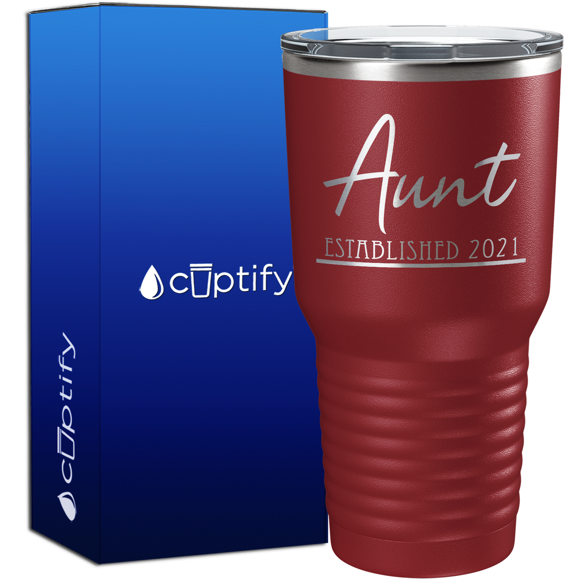 Aunt Established 30oz New Baby Tumbler