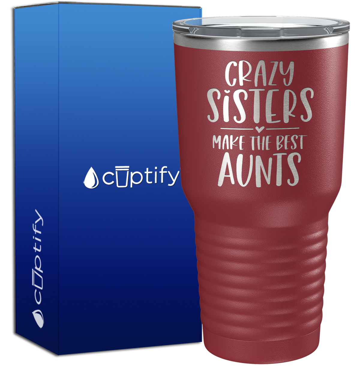 Crazy Sisters Best Aunts 30oz Aunt Tumbler