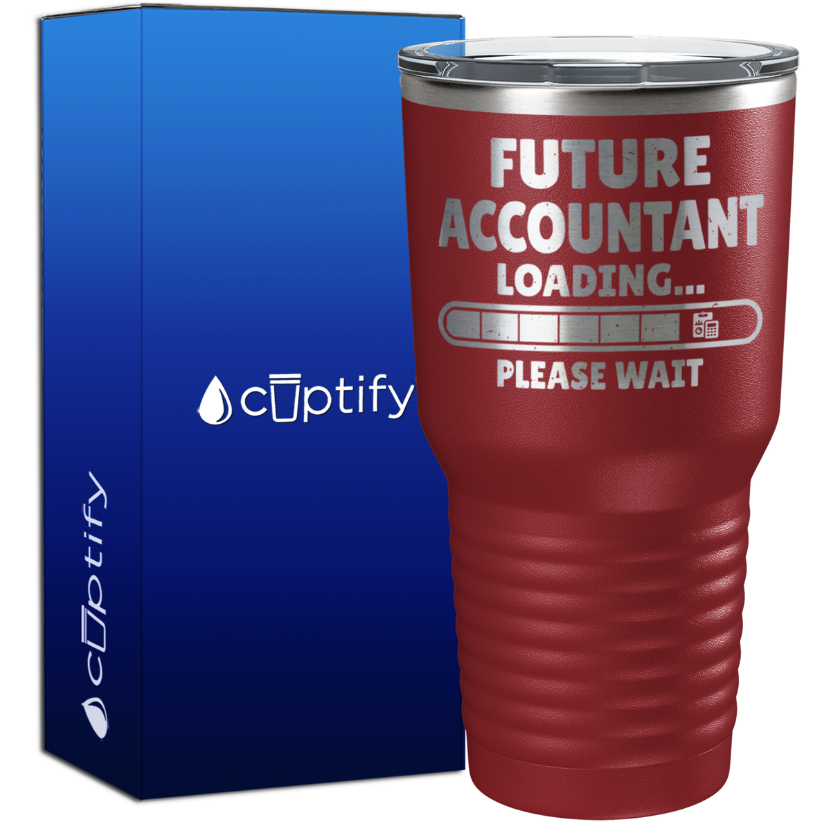 Future Accountant Loading 30oz Accountant Tumbler
