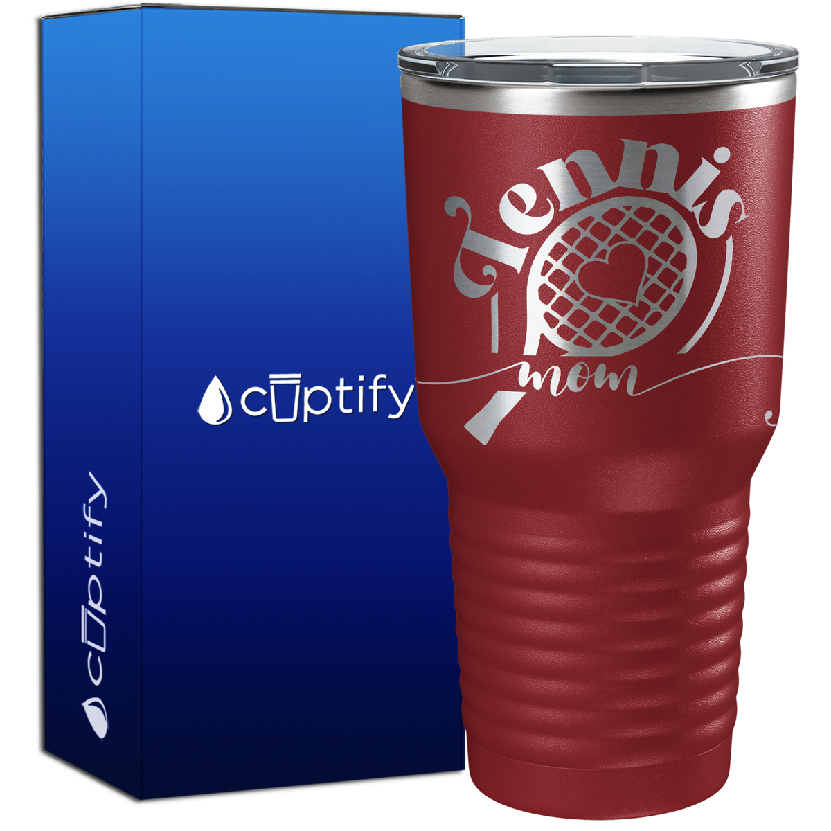 Tennis Racket Mom 30oz Tennis Tumbler