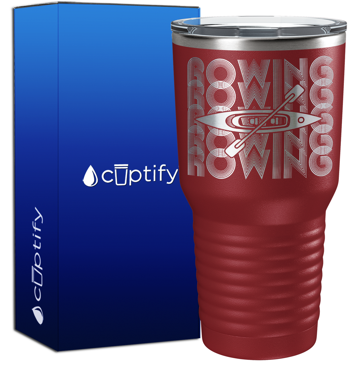 Rowing Rowing Rowing 30oz Crew Tumbler