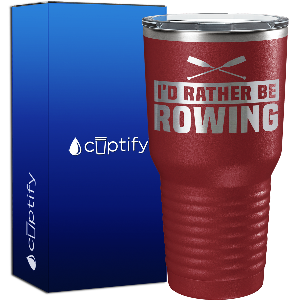 I'd Rather be Rowing 30oz Crew Tumbler