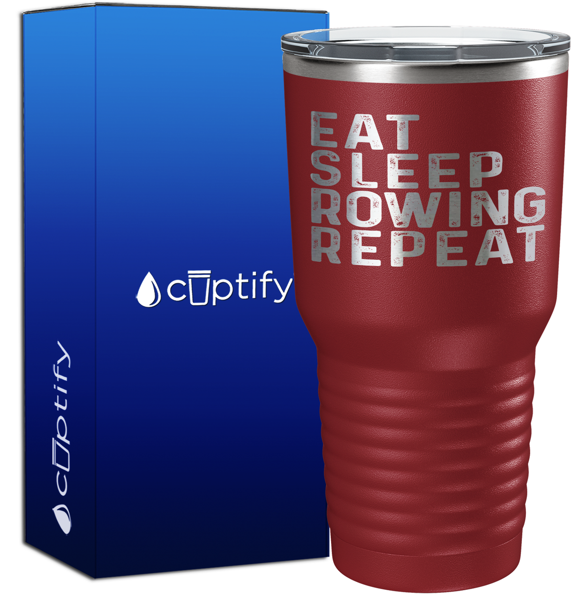 Eat Sleep Rowing Repeat 30oz Crew Tumbler