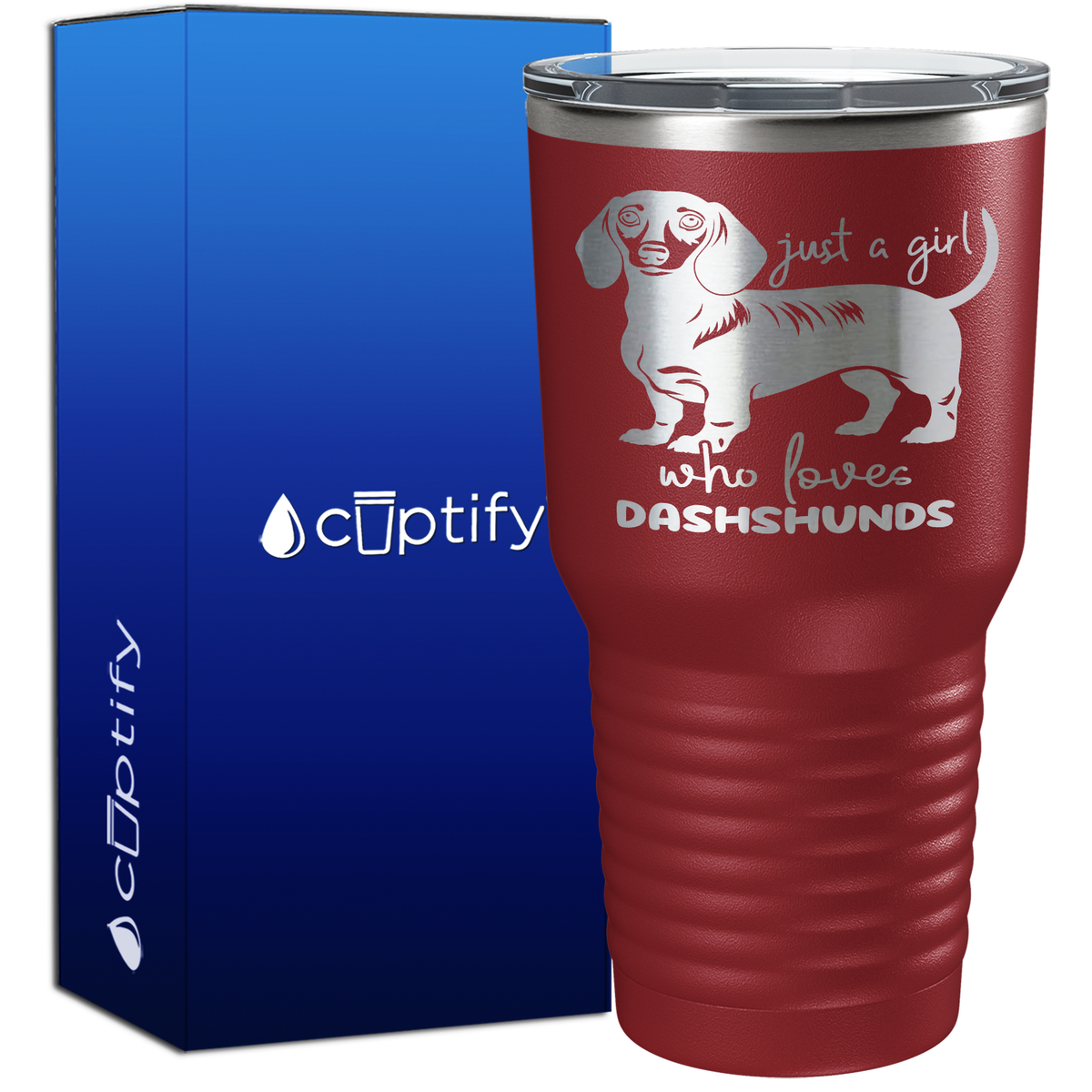 Just a Girl Who Loves Dashshunds 30oz Dogs Tumbler