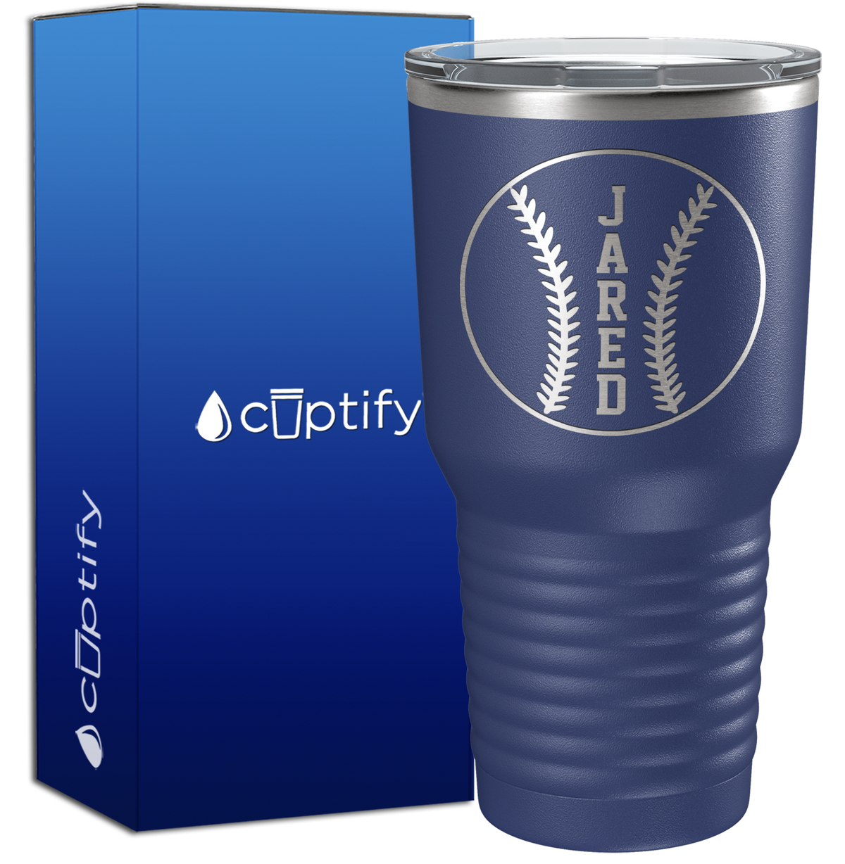 Personalized Baseball 30oz Baseball Tumbler