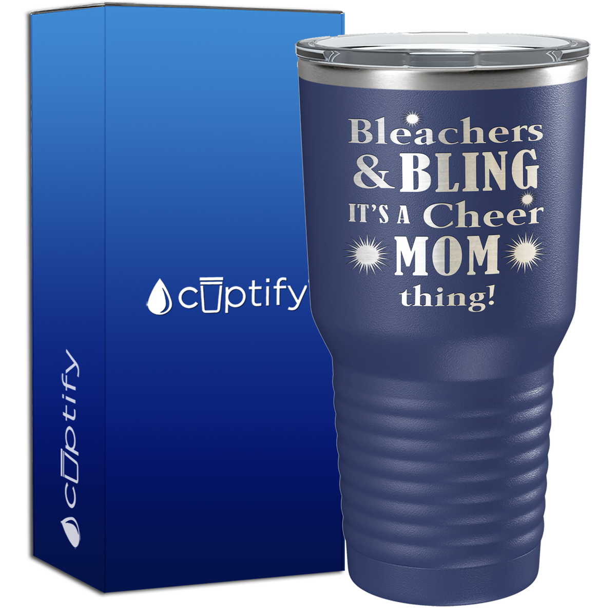 Bleachers & Bling 30oz Cheer Tumbler