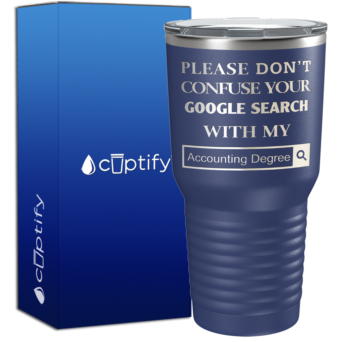 Google Search Accounting Degree 30oz Tumbler