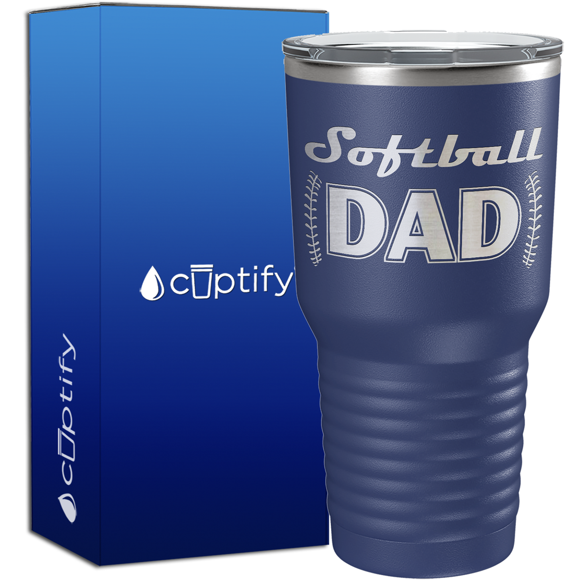 Softball Dad 30oz Softball Tumbler