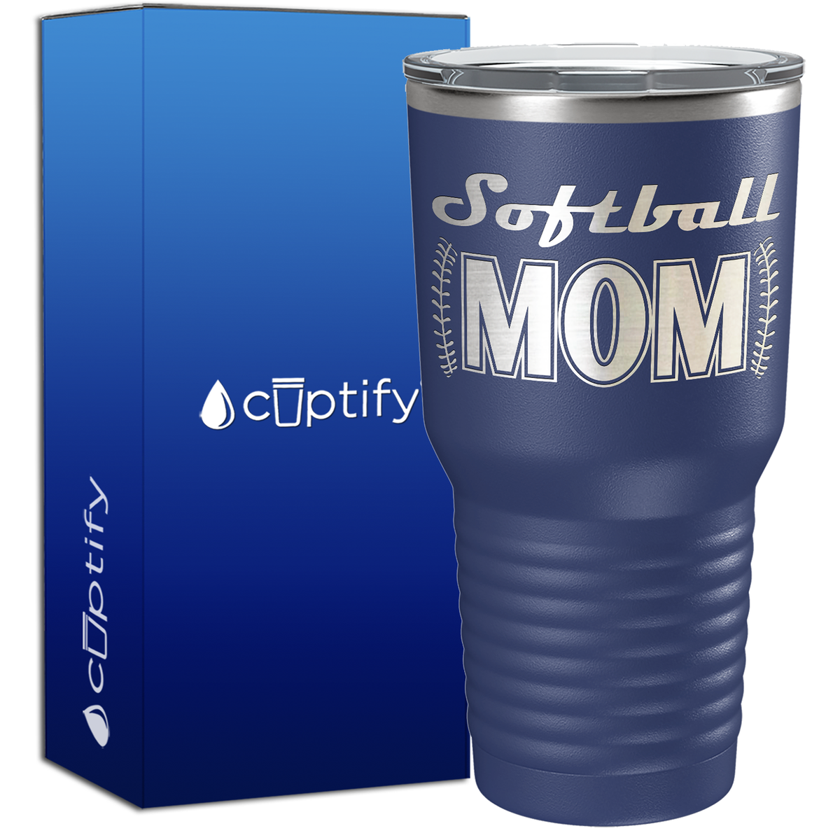 Softball Mom 30oz Softball Tumbler