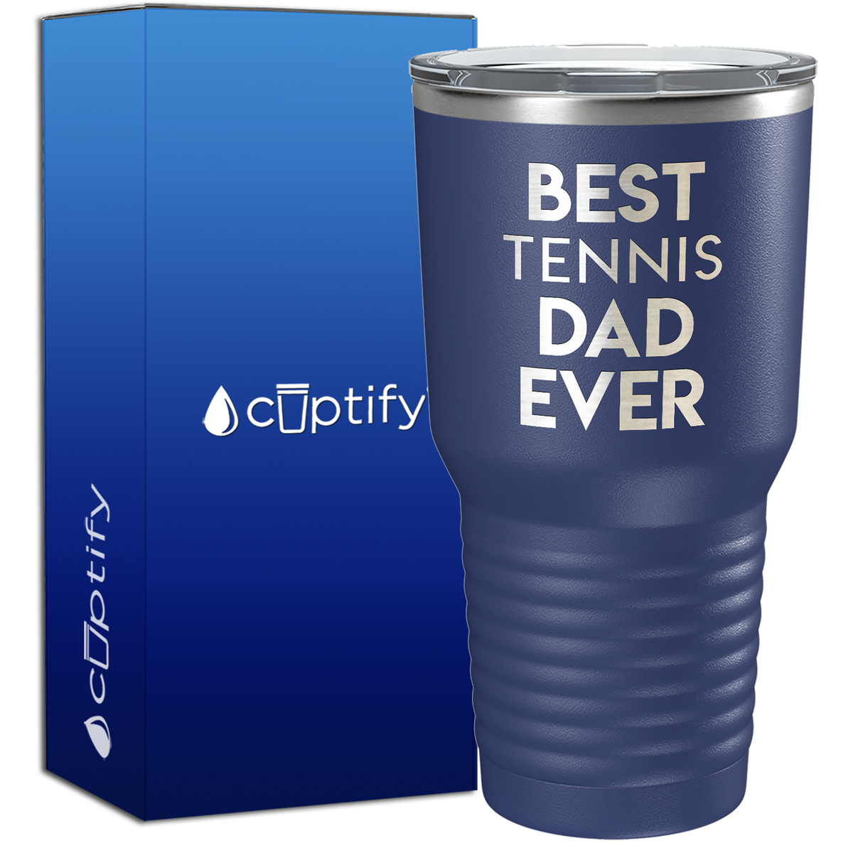 Best Tennis Dad Ever 30oz Tennis Tumbler