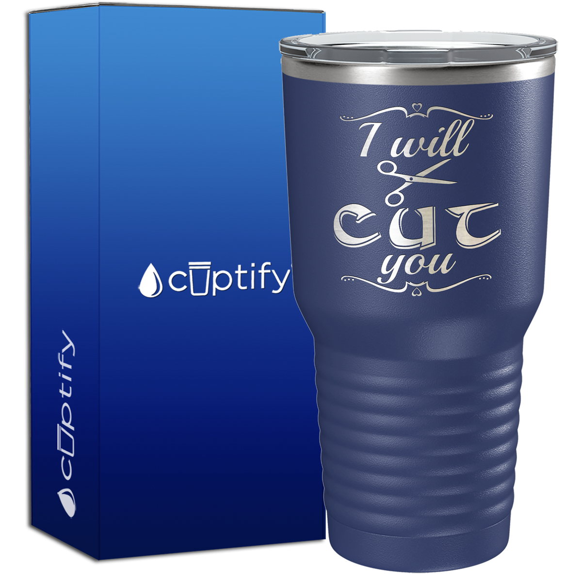 I Will Cut You 30oz Hair Stylists Tumbler