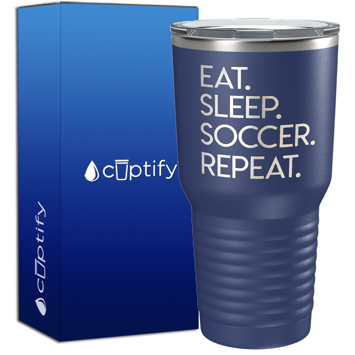 Eat Sleep Soccer Repeat 30oz Soccer Tumbler