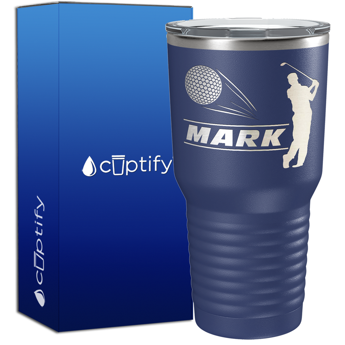 Personalized Golfer 30oz Golf Tumbler