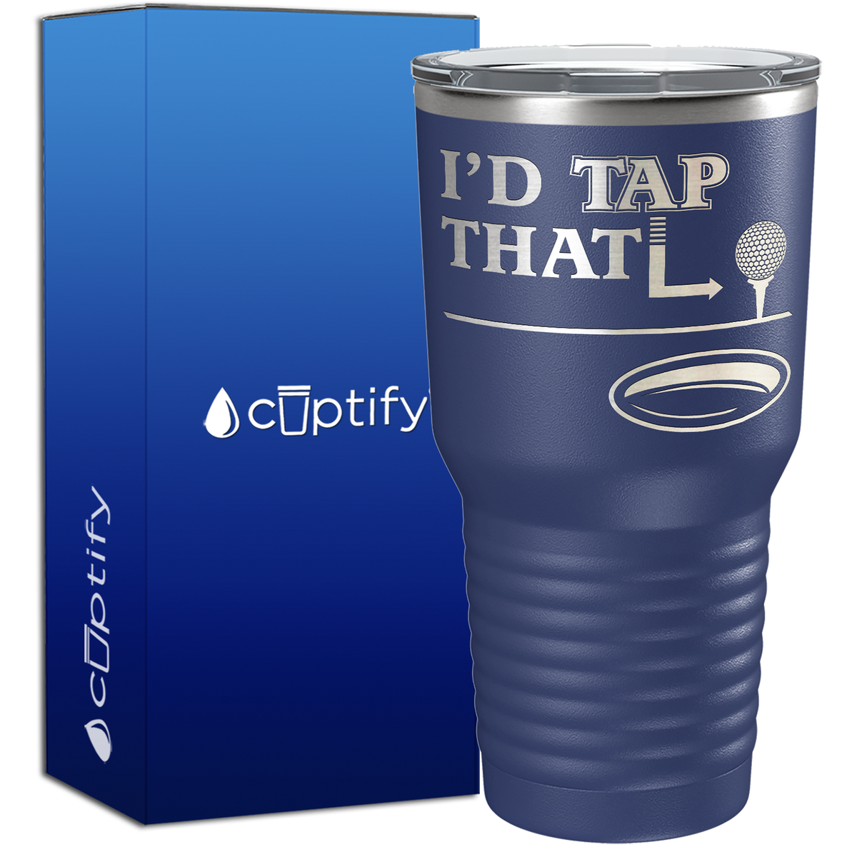 I'd Tap That Golf Ball 30oz Golf Tumbler