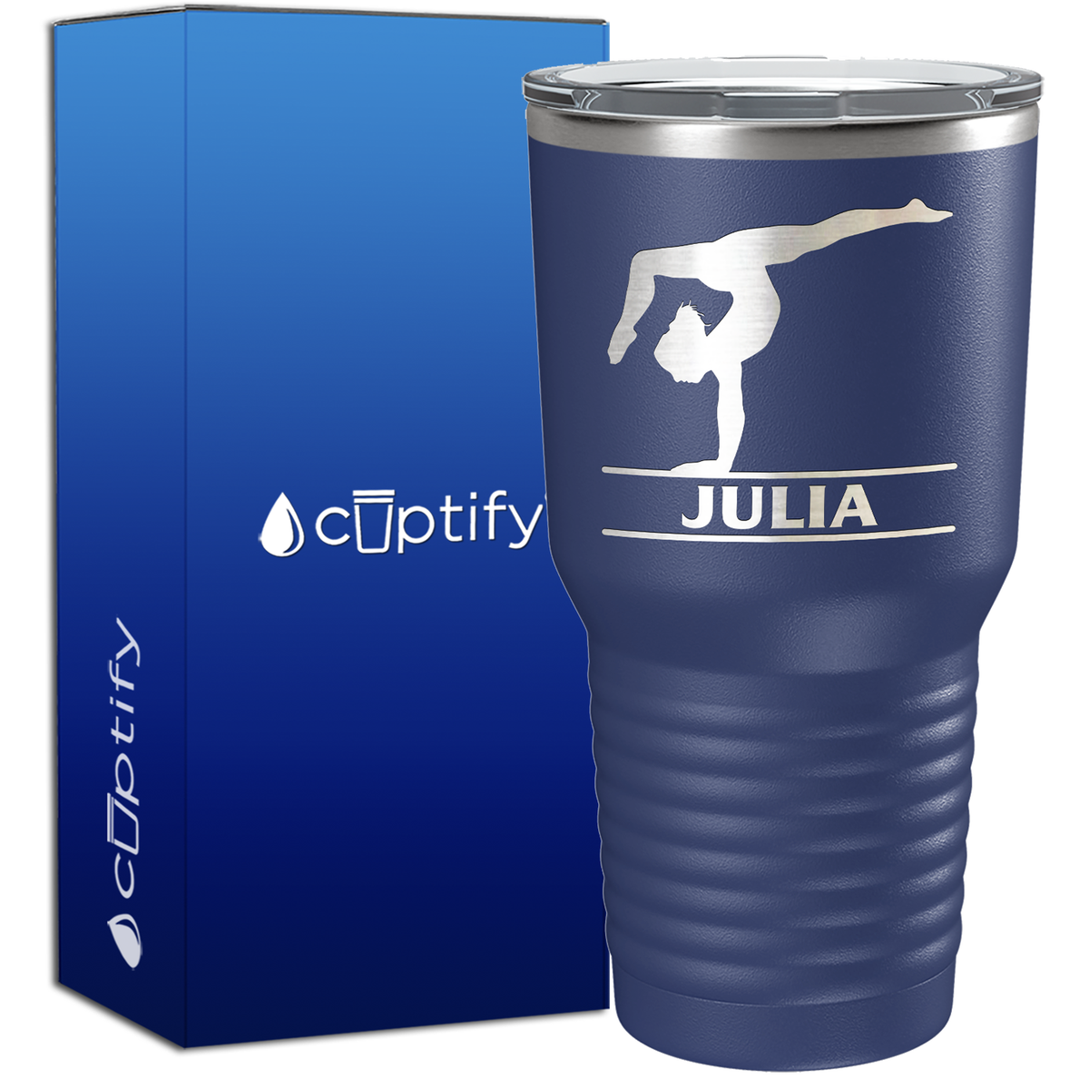 Personalized Gymnastics 30oz Gymnastics Tumbler