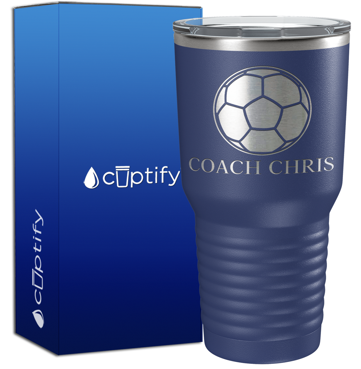 Personalized Soccer Coach 30oz Coach Tumbler